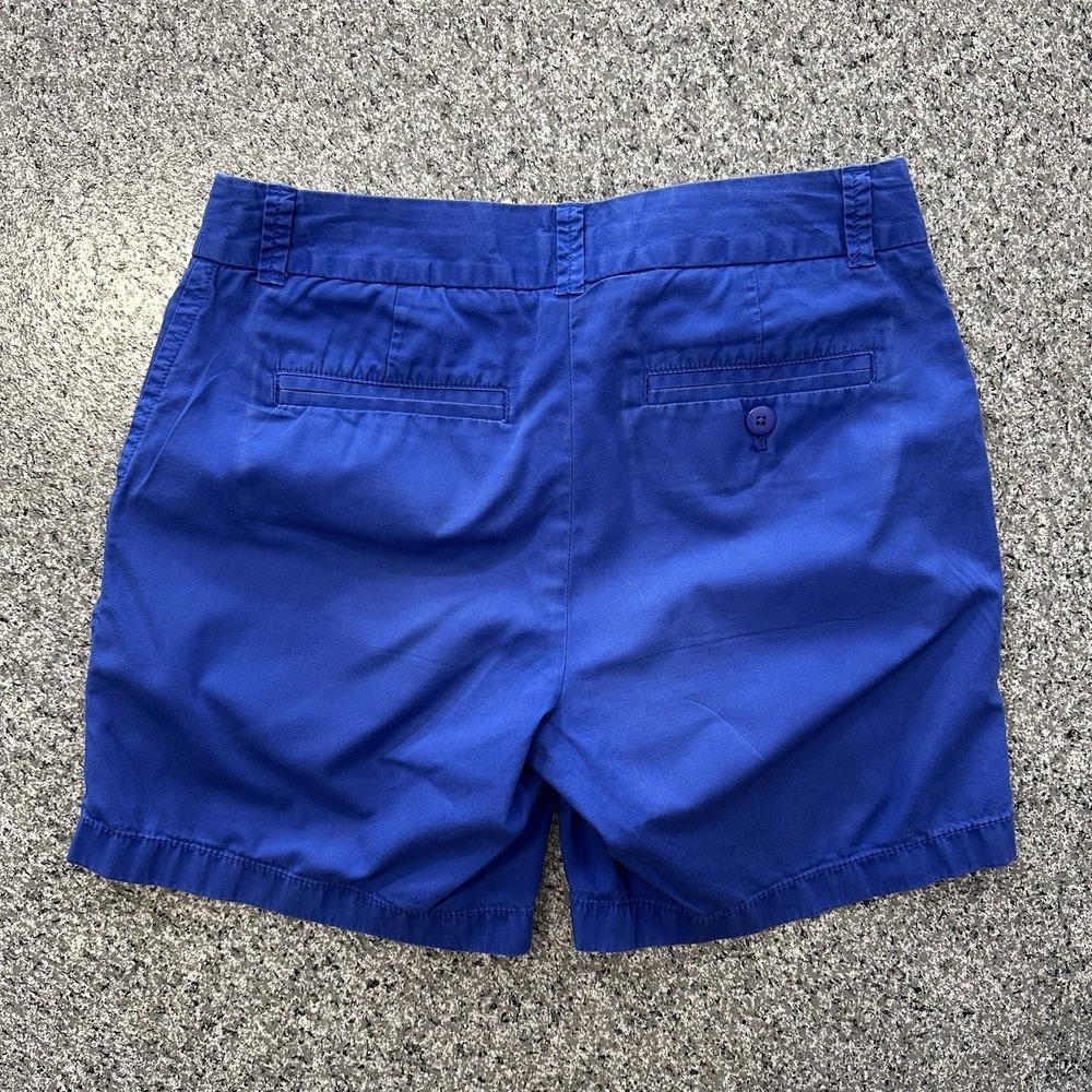 J Crew Shorts Womens 0 28x6.5 Broken In Chino Casual Blue Cotton 6.5" - Picture 2 of 6